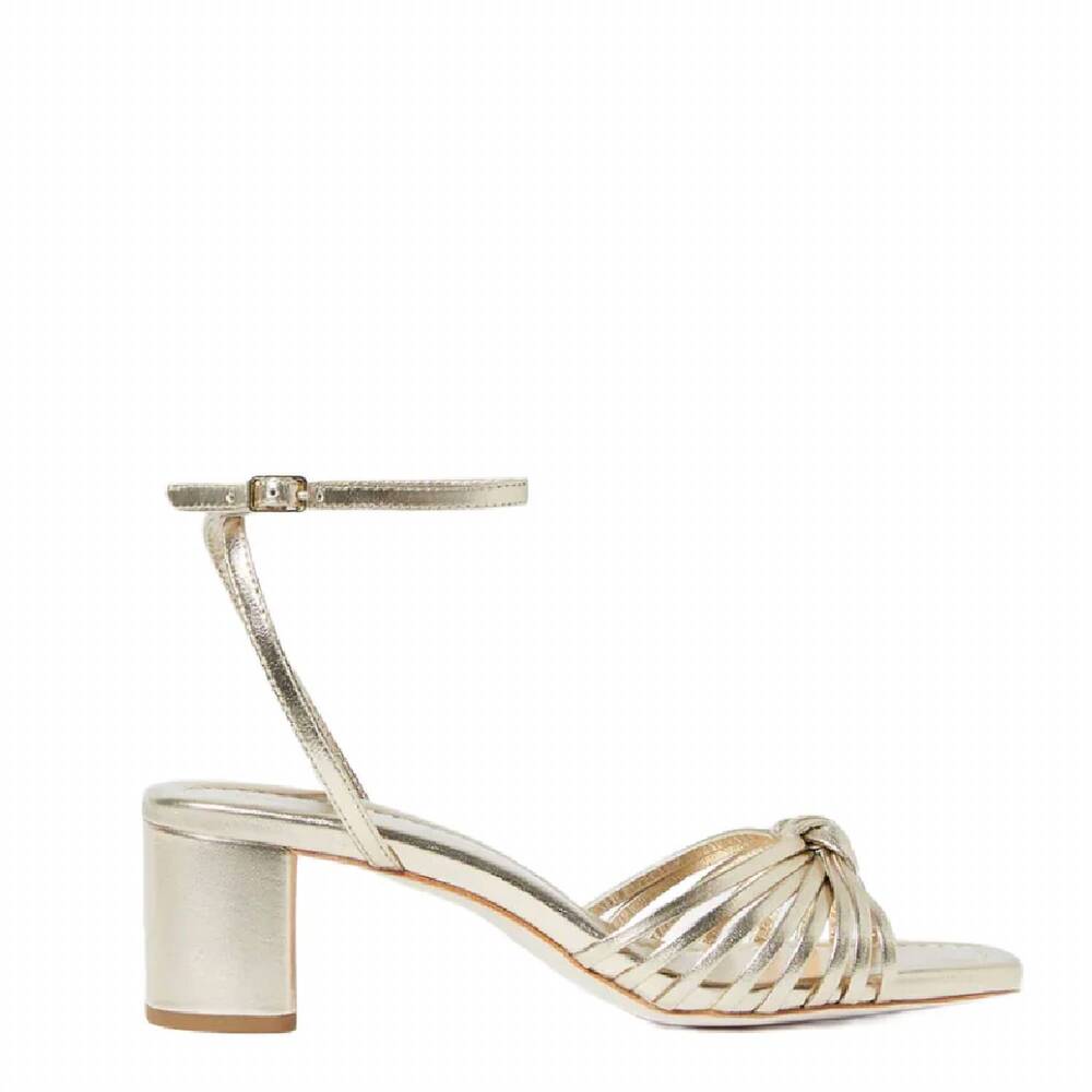 NEW LOEFFLER RANDALL women's olivia sandals in champagne